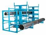 Pipe, Extrusion Storage and Retrieval - Crank-Out Cantilever Description and Industries Served