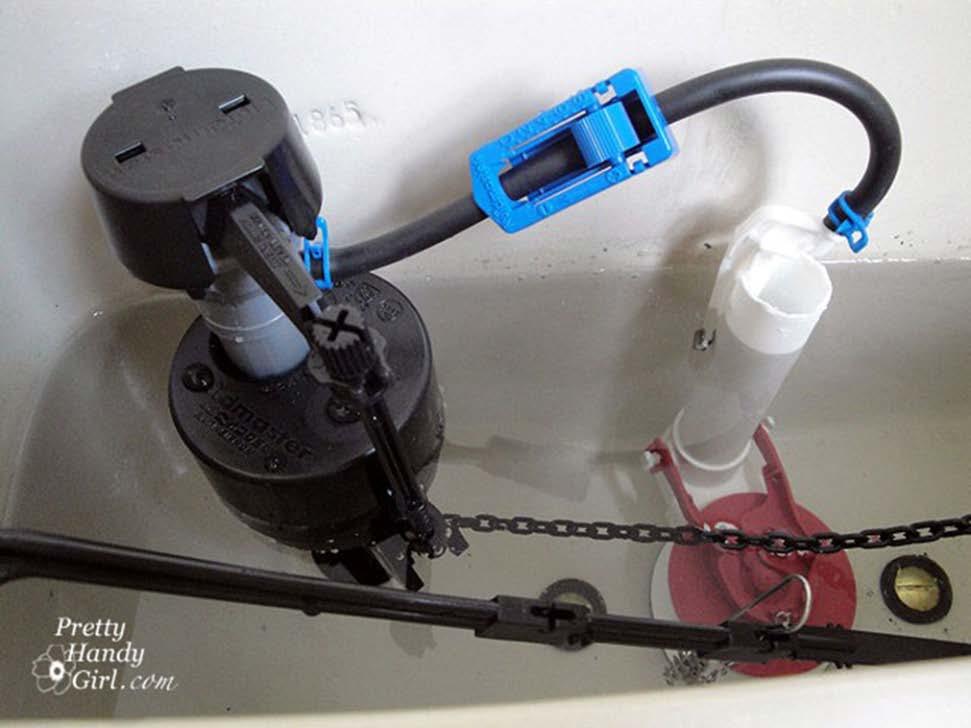 Solutions: 1. Check fill valve or float ball; if bad replace it 2. Check the lift chain to see if the handle is properly connected 3.