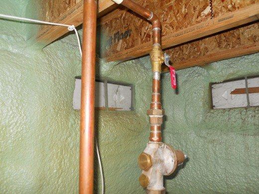 Before taking on any plumbing repair, or in the event of an emergency, turn off the