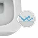 Technology integrated in the toilet: pre-assembled,