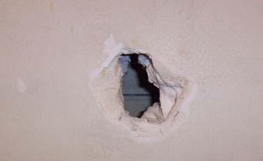 Resistive Construction Holes in walls