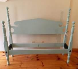 Painted Beds Pine Tree Bed N E Country Headboard Queen Cannonball Bed
