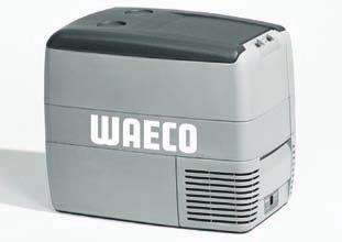 WAECO CONTINUED CF-80 CAPACITY: 80-litres. Holds 103 cans, and has vertical space for 2-litre bottles. W790 x H455 x D500mm (W940mm POWER: 12, 24 volts or 100-240 volts.
