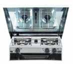 * Grill box not included 700-04580 Combination Unit (2 burner Grill & Sink) S/Steel - Has a flame failure device.