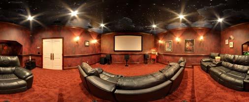 Theater,Game Room, Billiards, Bowling, Gym Theater Twinkling star
