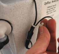 Secure the wires together with the twist clamp to prevent them from