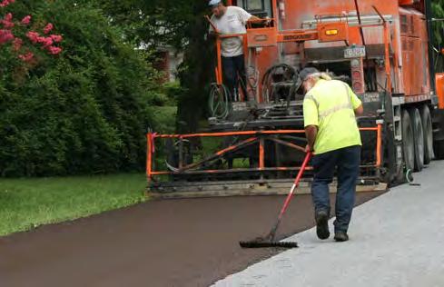 Microsurfacing Prevents pavement degradation- seals underlying
