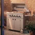 ZGG36N31CSS (natural gas) ZGG36L31CSS (liquid propane) 36" gas grill with three grill burners, one rotisserie burner, one smoker, one warming rack 35-7/8" W x 22" H x 25-3/8" D ZX2NYSS (natural gas)
