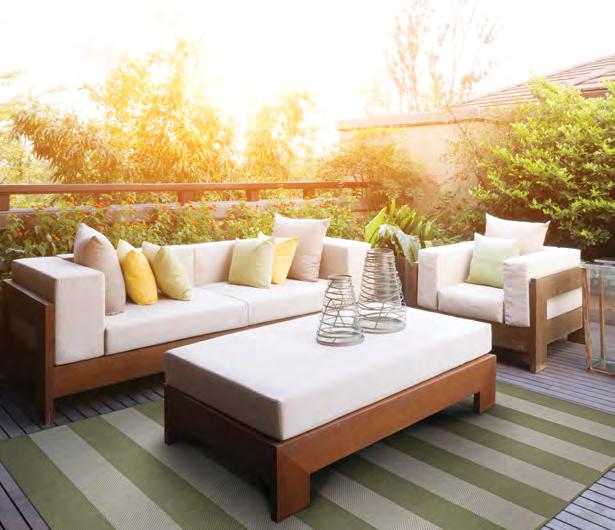 AFUERA collection 100% Fiber-Enhanced Courtron Polypropylene Featuring a Structured Flatwoven Construction Suitable for Outdoor/Indoor Use UV Stabilized; Mold/Mildew/Water Resistant Pile Height: No