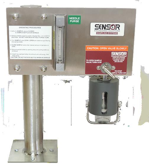 N BBSS BASIC BOTTLE SAMPLING SYSTEM The SENSOR Basic Bottle Sampling System (BBSS), is a closed loop liquid sampler that is ideal for processes with pressure less than 150 psig and process