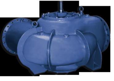 22 Floating Dock Pumps, Single Stage Radially split, vertical foot mounted centrifugal pump Volute casing with