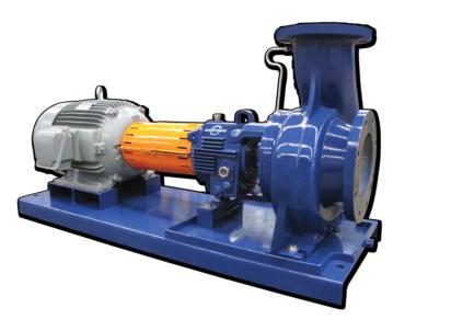 ANSI Horizontal Process Pumps Single stage horizontal centrifugal pump Radially split casing with flanged connections horizontal end suction and top discharge on the center line Enclosed or Semi-open