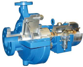2 Horizontal Process Pumps Single Stage Radially split, horizontal single stage centrifugal pump Centerline mounted Single / double volute, depending on size Single suction, enclosed impeller Thrust