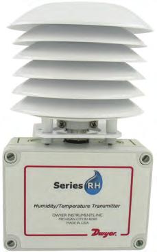 installation labor cost. The humidity sensors and filter caps can be replaced easily in the field without additional field calibration.