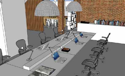 The new office will accommodate 25-30 employees, They would like a working