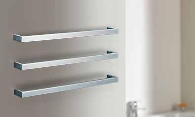 Heated Towel Rails Single Bar System Towel Rail Series You choose your combination with our Single Bar Towel Rail System.
