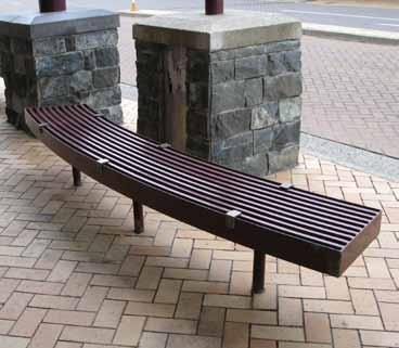 3.4 Street Furniture Existing seating Main issues with existing seating The consultation highlighted a lack