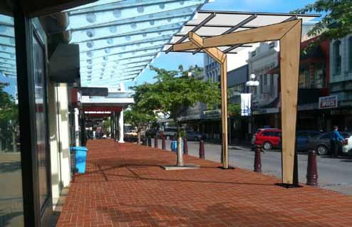 3.4 Street Furniture Proposed pedestrian weather shelters Fig.