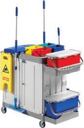 Janitorial Mopping - Designed for heavy-duty cleaning where wet mopping with bucket and wringer systems is required.