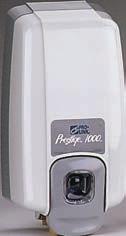 SKIN CARE LOTION SOAP SYSTEMS PRESTIGE SKIN CARE SYSTEMS Prestige Dispensers Small size with high volume dispensing. Large sight window makes refills easy.