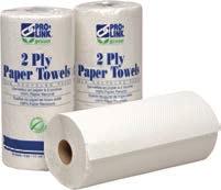 GREEN CERTIFIED ELITE ULTRA WHITE ROLL TOWELS* Pro-Link Green Elite Ultra White roll towels are 100% recycled and exceed EPA guidelines with a minimum of 50% post-consumer waste.