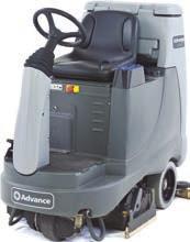 ADFINITY W/ECOFLEX SYSTEM Adfinity 20'' traction-drive scrubbers are available in disc (D) and cylindrical (C) models with and without EcoFlex System - the flexible cleaning system.