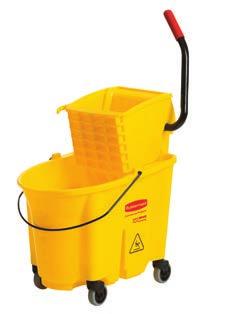 BUCKET/WRINGER COMBO All-in-one compact design means more effective wringing, better mop performance and no more lost parts. 7380 31 qt. 1/ea. $79.80 MOPS D.