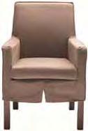chair Chocolate Fabric 29 L