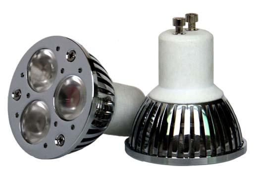 LED Lightings MR16/GU10 (Bulb Light) Model #: LS-LED-GU10-C1W3 Optional Power: 3W/6W GU10 Spotlight Supply Voltage: 85~265V AC Base Type: GU10
