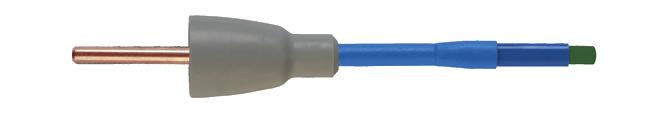 and Nose Cone, 2.5-inch Blade Electrode Modified with PTFE Insulation and Nose Cone, 2.