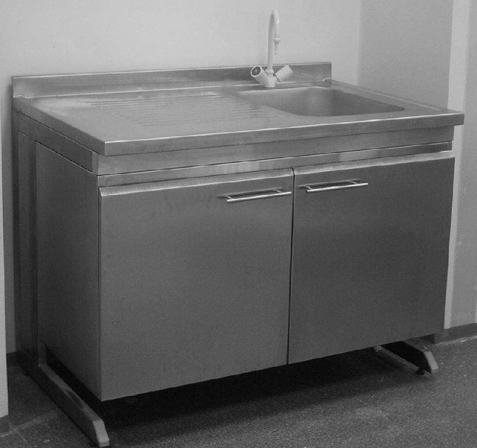 - - Sinks Stainless Steel Sink and Cup Sinks can be made as an integral part of a Stainless