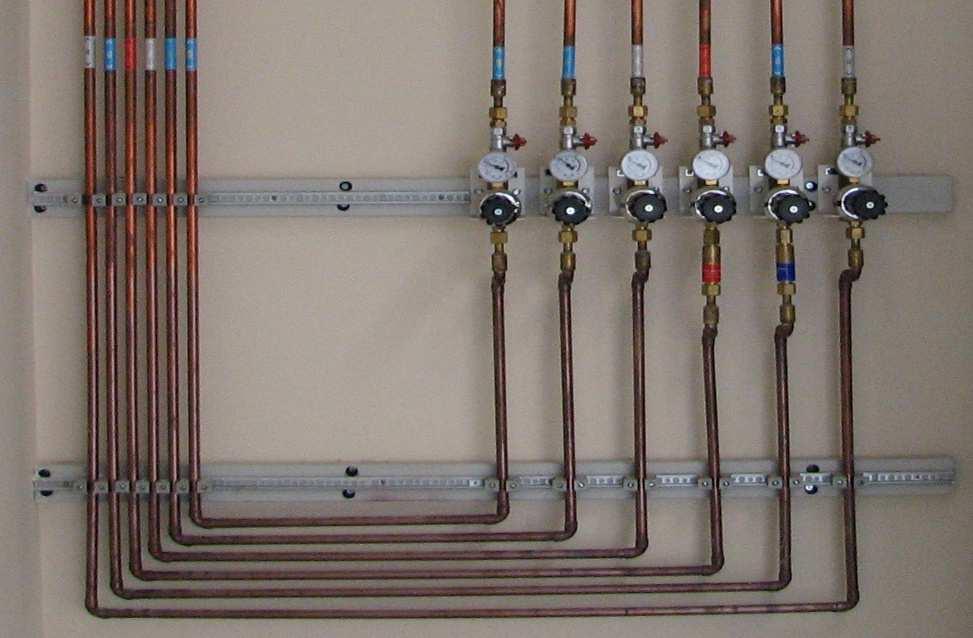- Gas - Installation Copper Gas Tubing Two types of tubing are commonly used for a Gas Distribution System (GDS), Medical Copper Tubing are used for gases with lower purity (purity grade 5.0 or less).