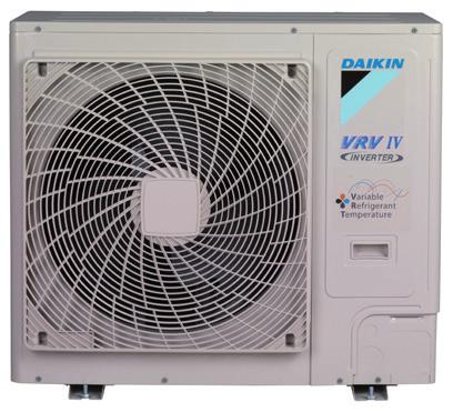 VRV IV S-series heat pump The most compact VRV Most compact unit on the market 3mm high & kg Control systems Indoor