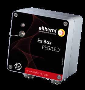 Ex-Box Temperature Controller with LED-Display Ex-Box REG/LED: Complying with latest Ex-protection directives 94/9/CE (ATEX 95) this electronic temperature controller has been designed and developed