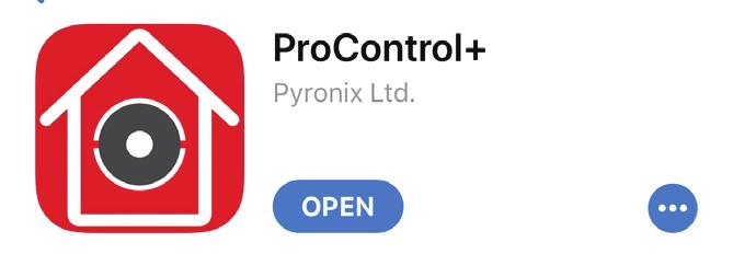ProControl+ Smart Device Application Getting Started Downloading the App The app can be downloaded from either the Apple App