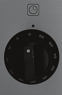 Minute minder control knob o Use this control knob to set a minute minder countdown.