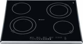 Touch control hobs for great functionality and precise temperature control.