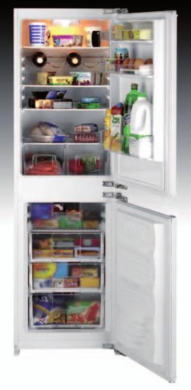 Refrigeration FC5050FP Fully integrated frost free 50/50 fridge freezer 18 Frost free Glass