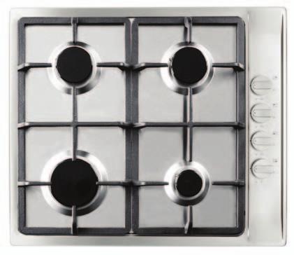 conversion kit UBGHCFF60SS2 60cm gas hob cast iron pan supports 4 x