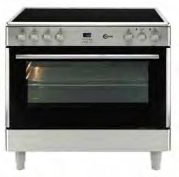 oven 53 LITRE 53 LITRE FL95FRXP 900mm dual fuel single cavity range cooker with gas hob B Fan oven Large 90cm single cavity 5 burner hob including wok with FSD High gloss
