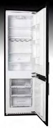 Freezer 62 LITRE FC7030 Fully integrated 70/30 fridge freezer 3 glass shelves clear storage compartments Wire wine rack Interior light