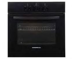 BUILT-IN OVENS SINGLE FAN OVEN Fan Oven and Grill Oven Capacity: 56 Litres Mechanical Timer Black A Energy Rating SINGLE