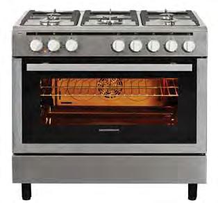 42 Litres Top Oven Capacity: 33 Litres Catalytic Liners - (Back & Sides in Both Ovens) Digital Clock & Programmer Double