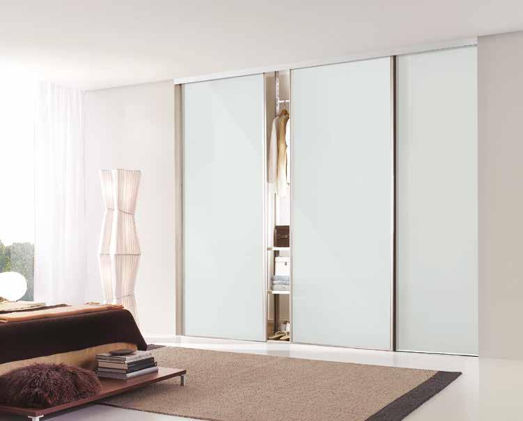 titan This double sided door is perfect for a walk-in wardrobe. Size options Fixed sized doors Available to fit an opening height of 2260mm in 3 set widths.
