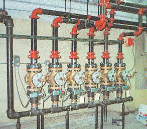 Nozzles and Manifold Orifice Devices Fire detection/ suppression system operation 1 Detectors sense fire in the protected