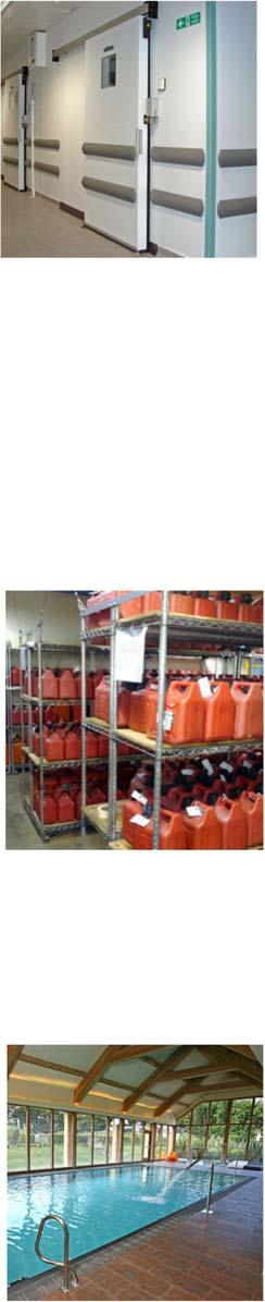Refrigeration Leaks of refrigerant gases (propane, halocarbons, ammonia, CO 2 ) can occur in refrigeration equipment.