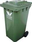 Green bin Green (garden) waste Green wheeled bin - fortnightly collection We will collect and compost the following materials: Winter Advice - Frozen green waste Sudden drops in temperature result in