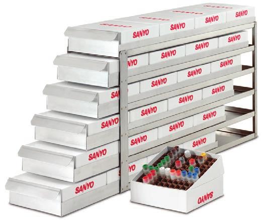 Fully Loaded Inventory Systems Catalog No Catalog No Catalog No Maximum Vial Capacity Includes full quantity of storage racks, boxes and dividers Sliding Drawer Inventory Racks, 2" high boxes (2ml