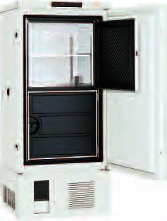 -86ºC Freezers MDF-U4186S MDF-U4186S Advanced refrigeration system Quiet operation Enhanced security Removable inner doors for cleaning and defrosting Evolutionary design The newly developed