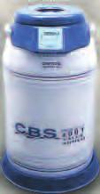 CBS Cryosystems Liquid Nitrogen Storage CBS manual-fill Cryosystems provide versatile, low cost sample storage at cryogenic temperatures with maximum capacity and low liquid Nitrogen
